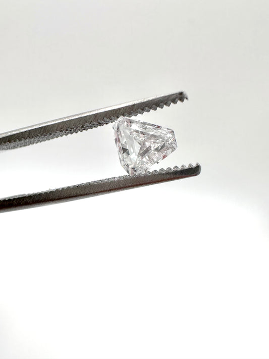 0.58ct shield cut diamond